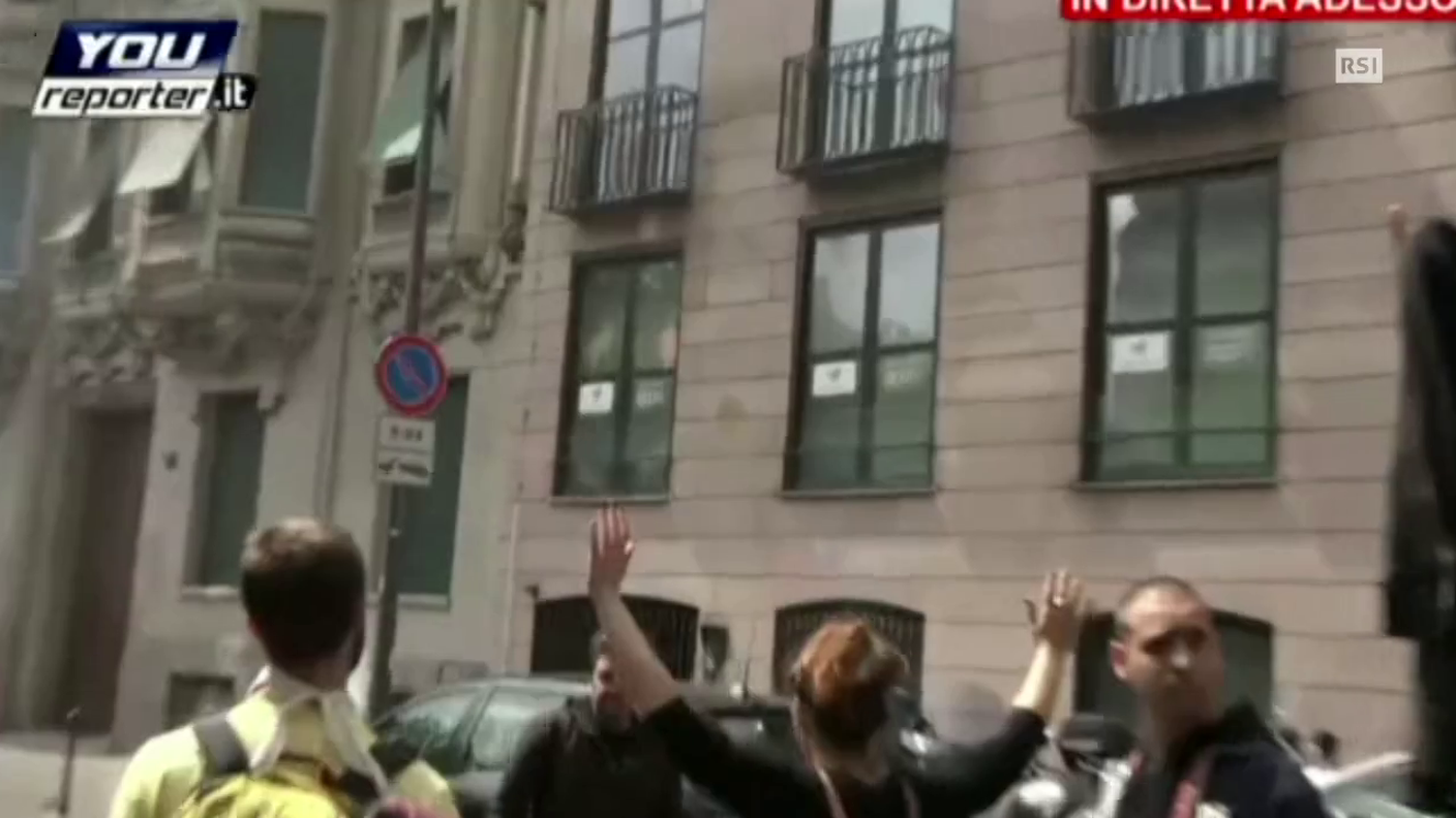 I manifestanti di Milano