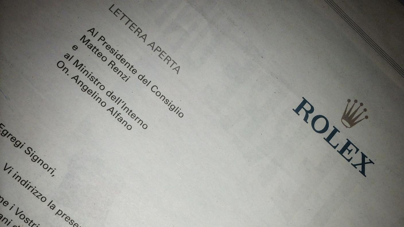 Lettera aperta in attesa di rettifica
