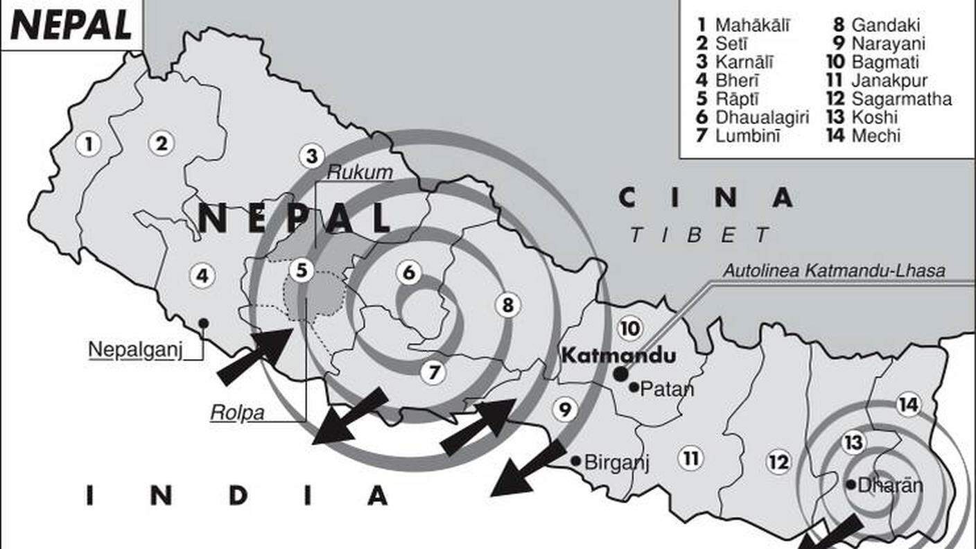 L'infografica del terremoto realizzata da Limes
