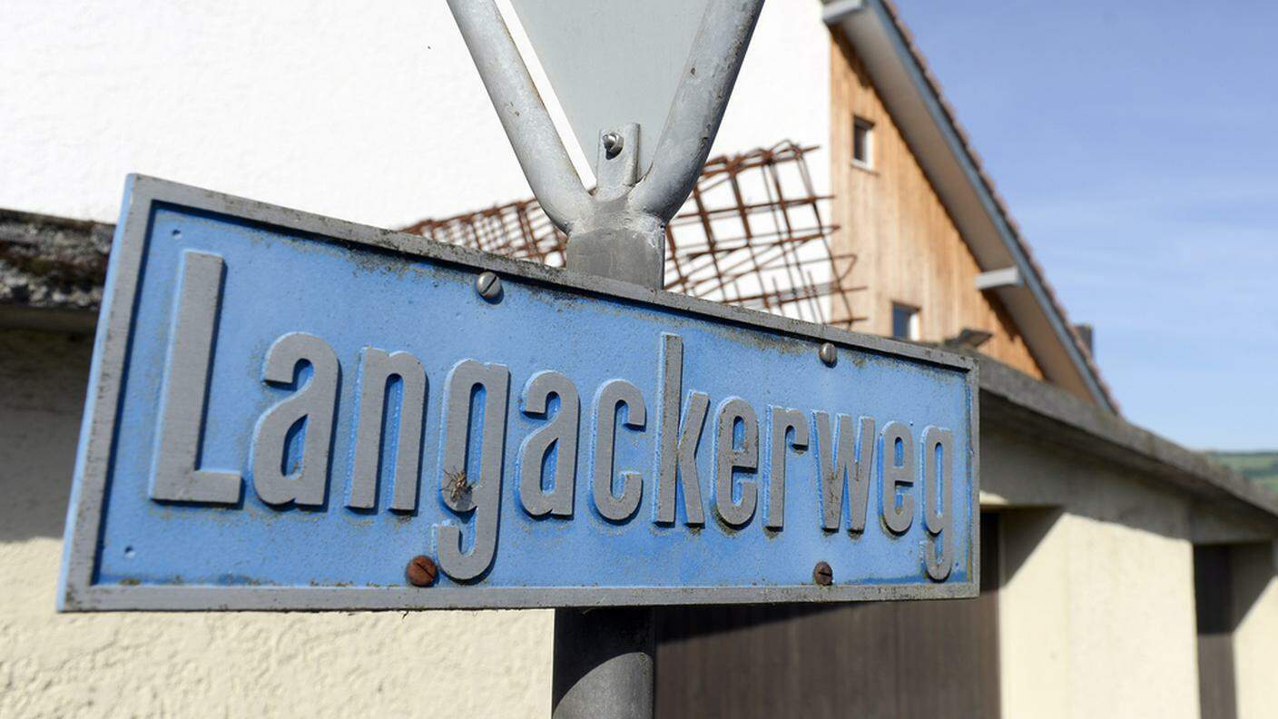 Il Langackerweg, la strada dove si trova la casa teatro del fatto di sangue