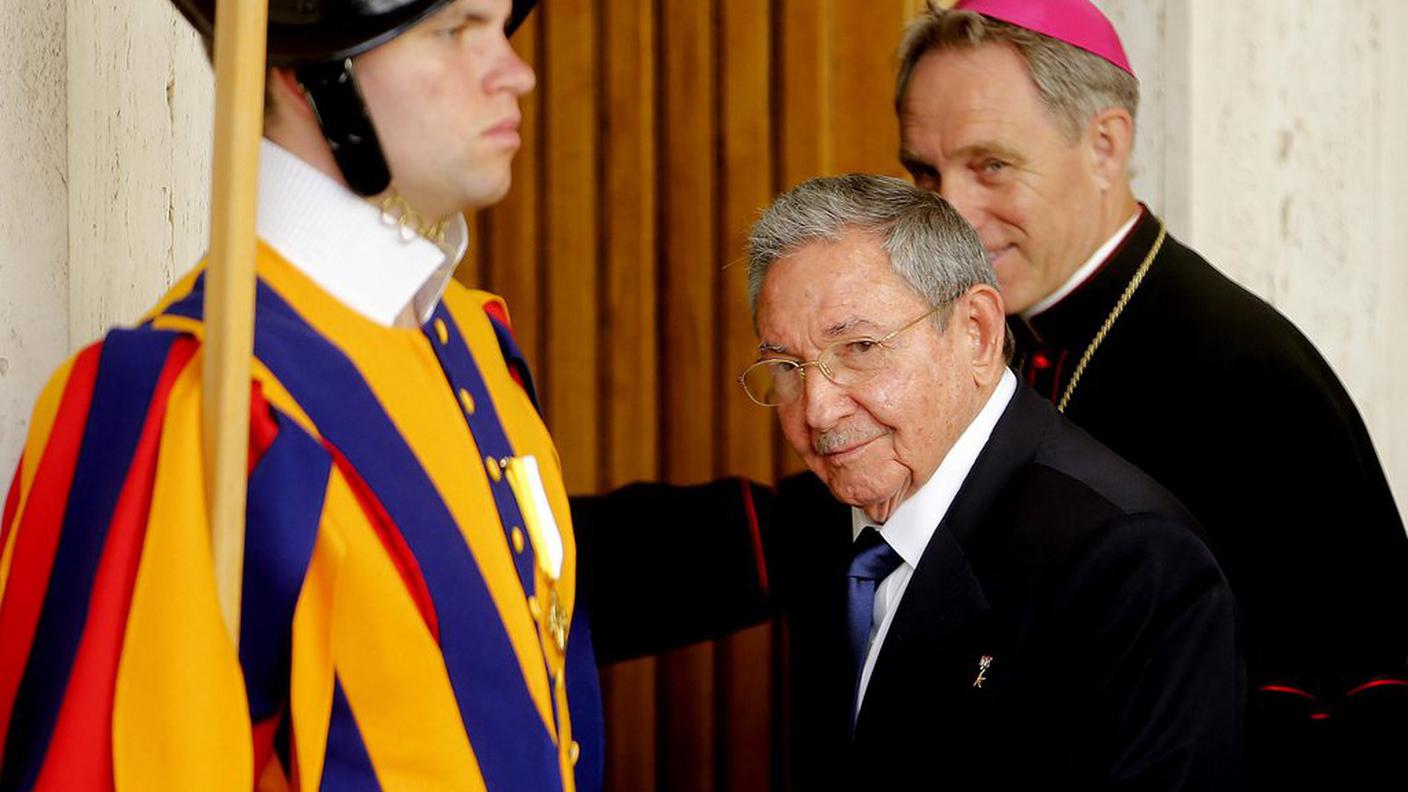 Raul Castro in Vaticano