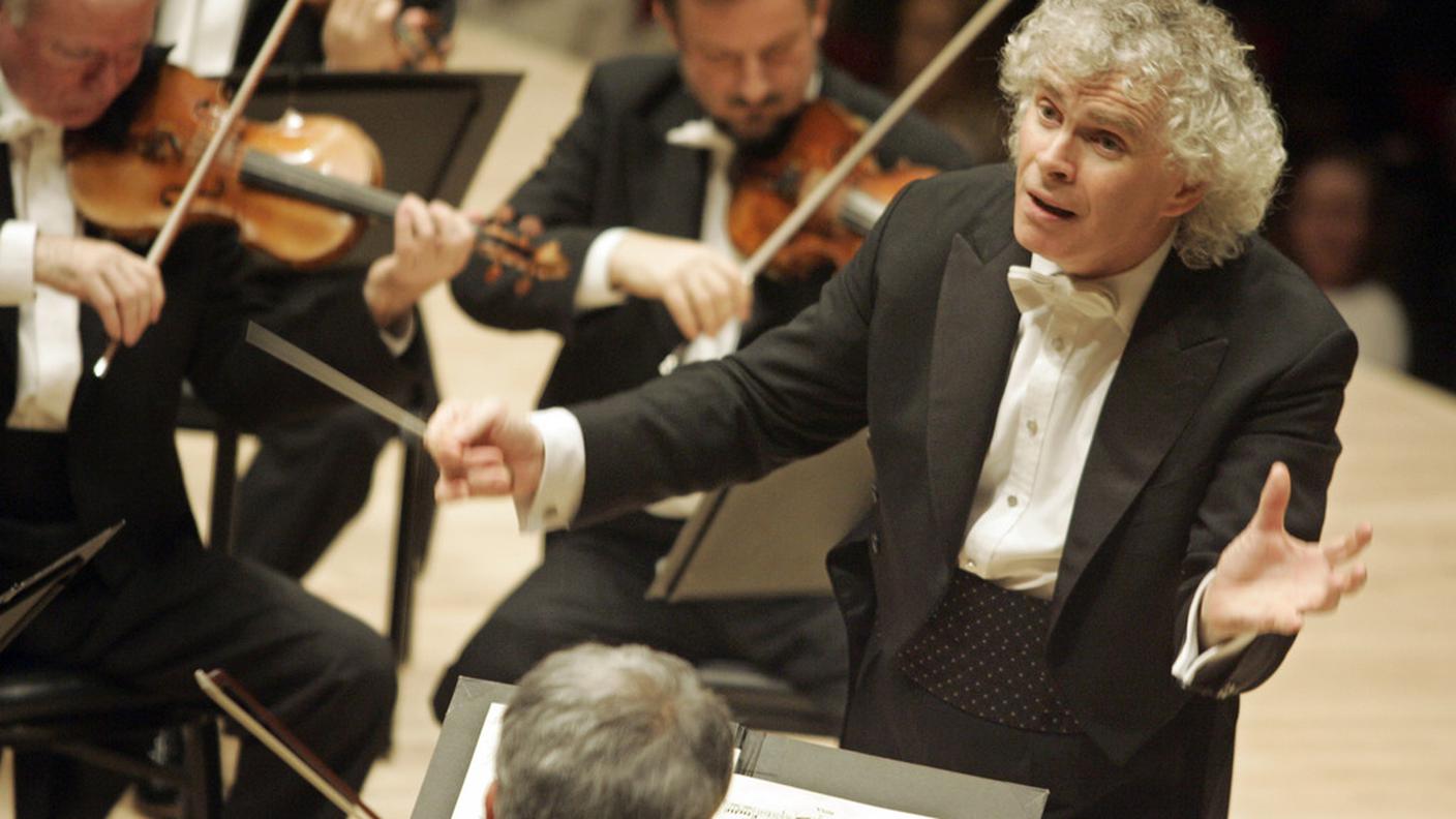 Sir Simon Rattle e la Berliner Berliner Philharmoniker a New York nel 2006