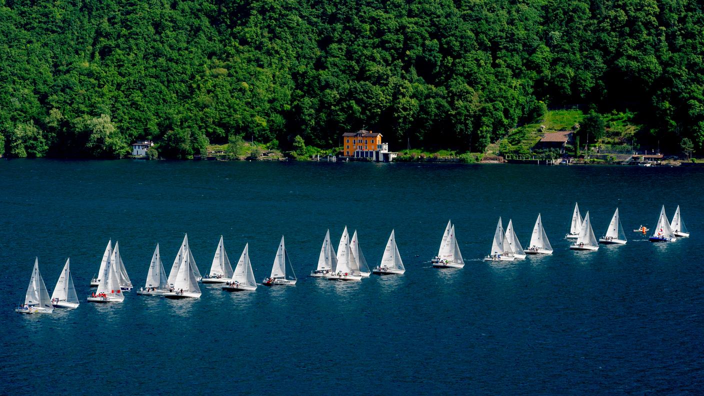 Gandria: una veduta sul lago Ceresio