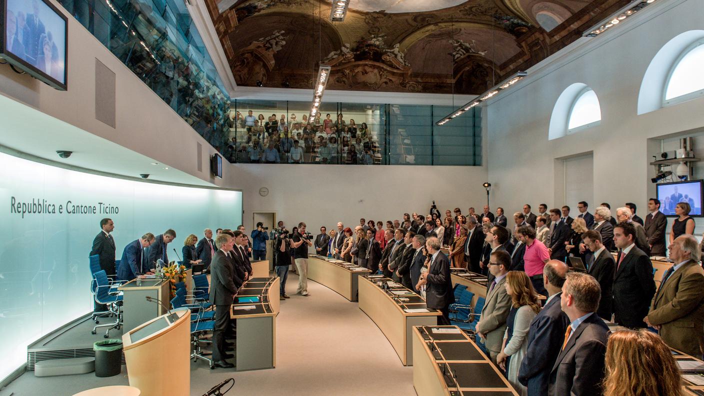 Il momento del giuramento