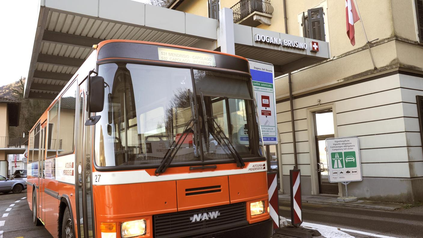 Già nel 2008 l'Autolinea Mendrisiense aveva un bus transfrontaliero