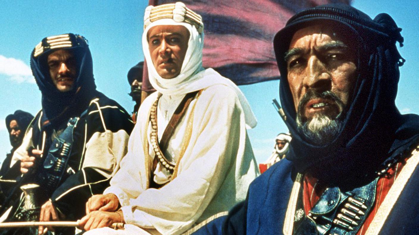 Omar Sharif tra gli interpreti nel film 'Lawrence d'Arabia'