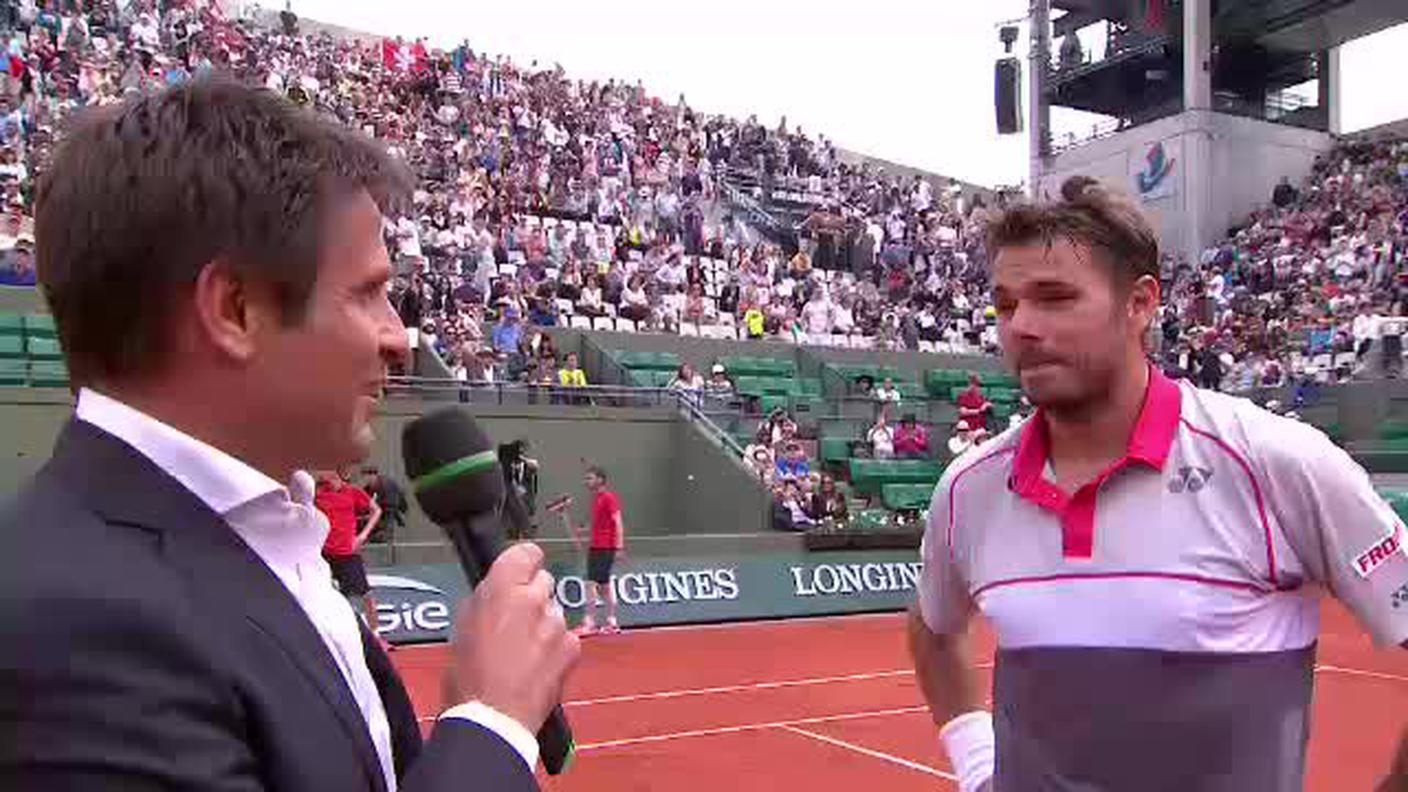 Roland Garros, le parole di Stan Wawrinka (24.05.2015)