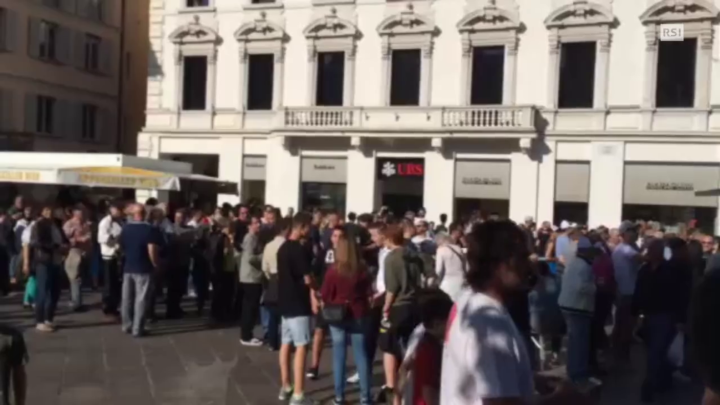 Video: i tifosi sono accorsi in massa