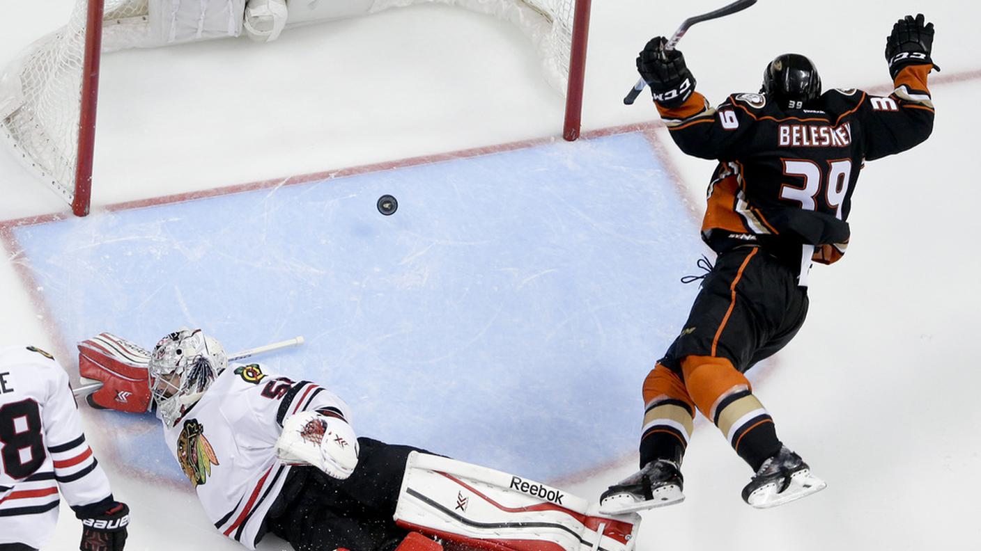 Matt Beleskey ha deciso l'incontro