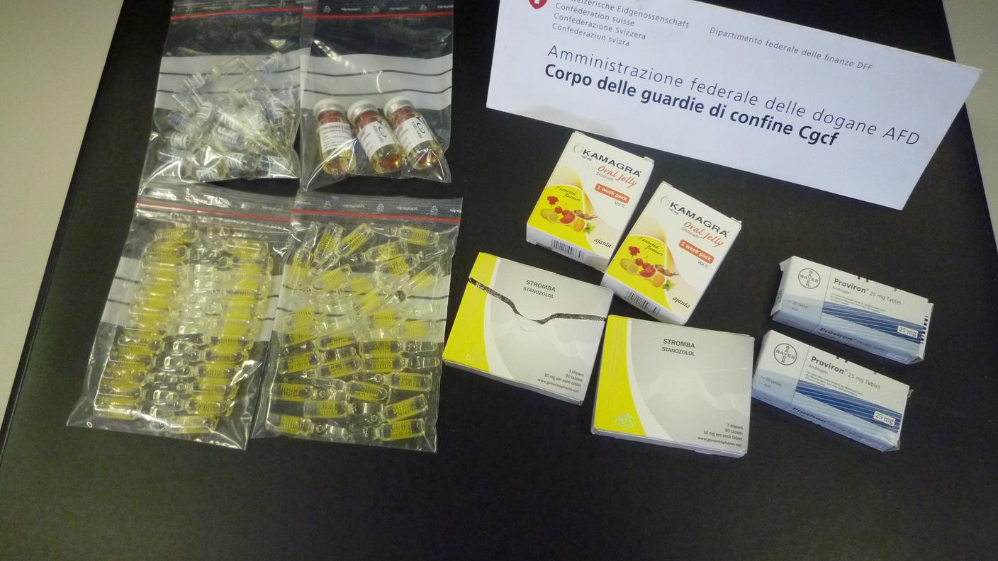 Le sostanze scoperte a seguito di un controllo domenica scorsa