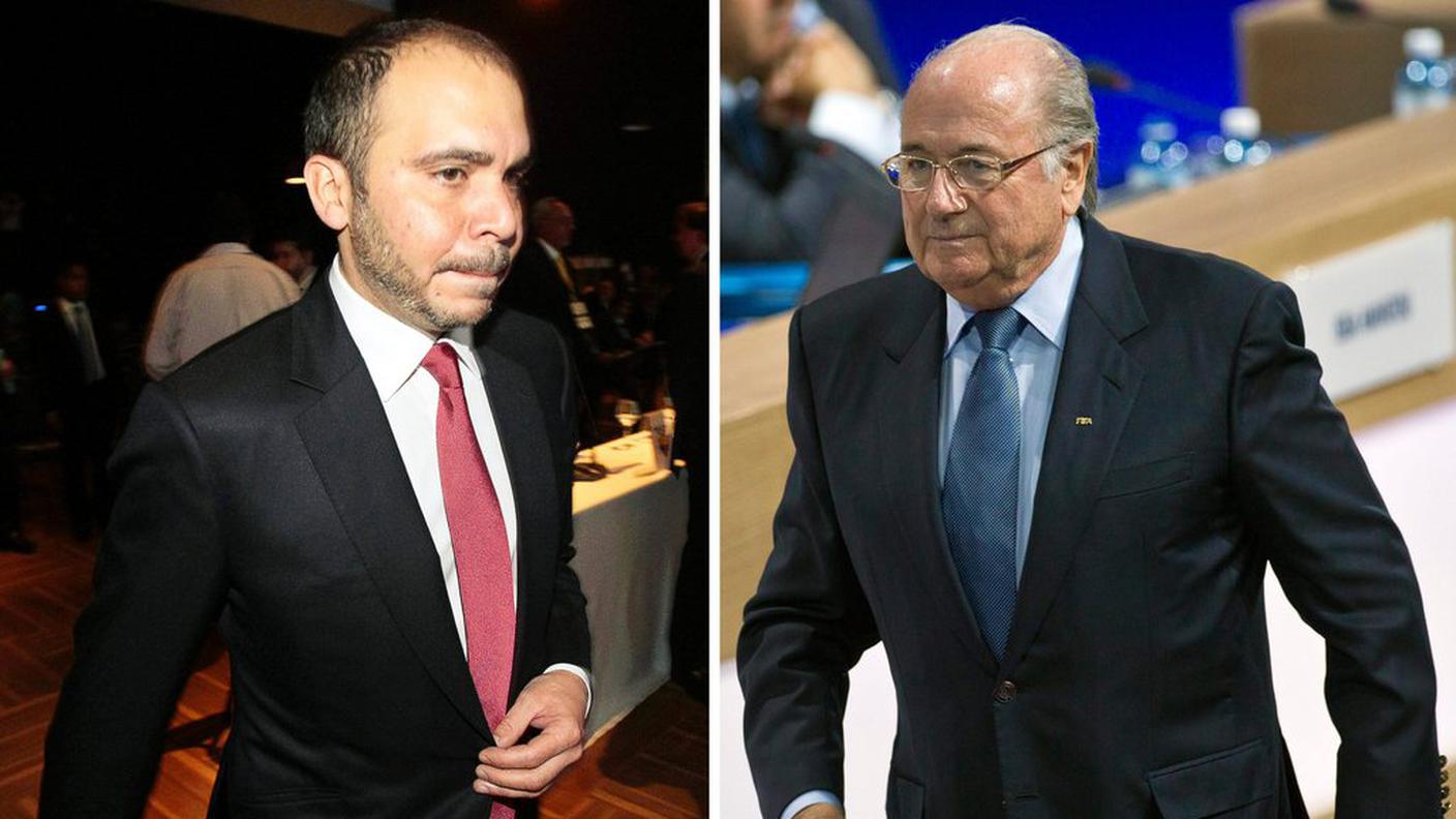 Ali Bin Al Hussein e Sepp Blatter
