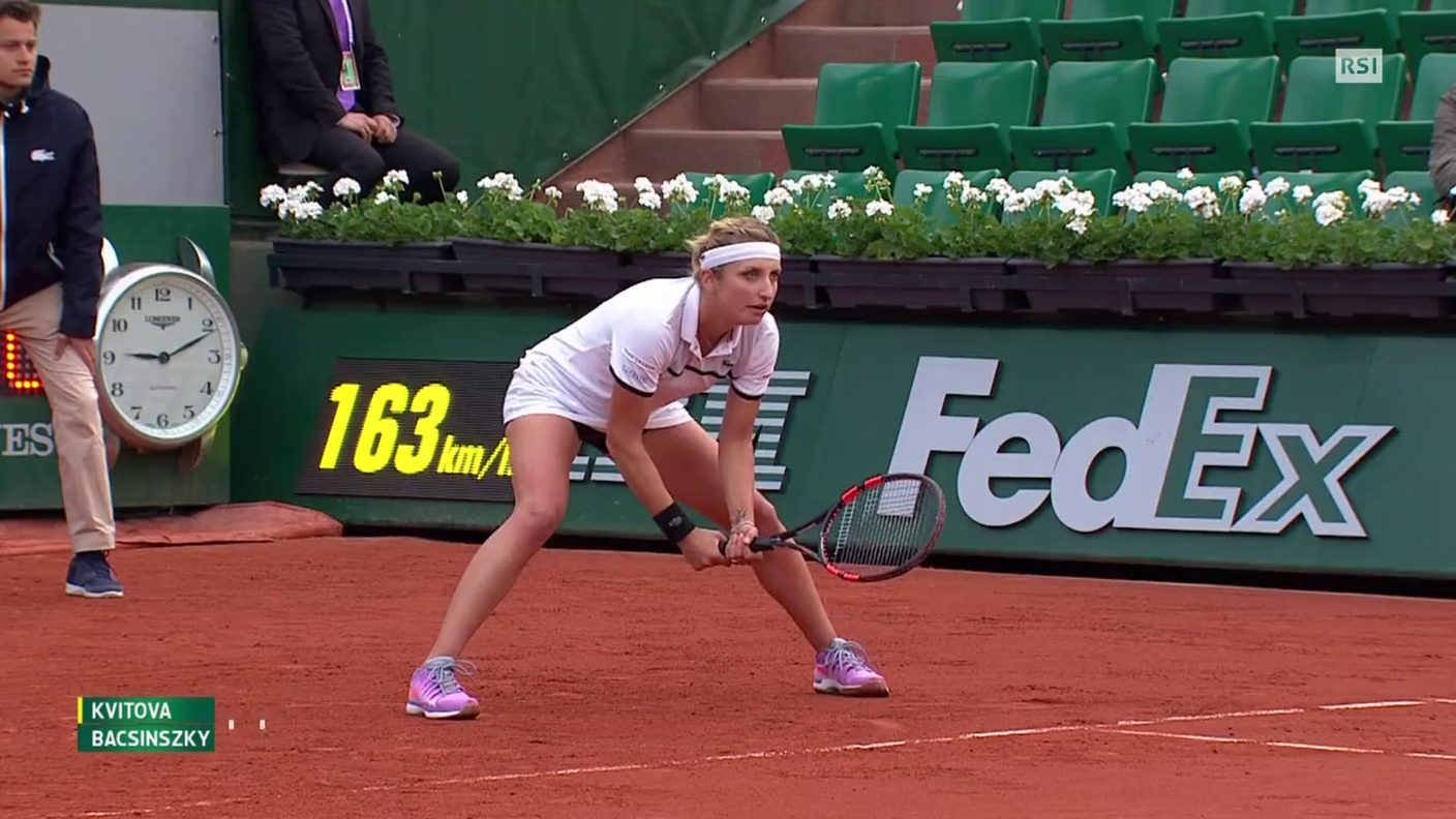 Roland Garros, il servizio su Bacsinszky - Kvitova (Telegiornale 02.6.2015, 12h30)