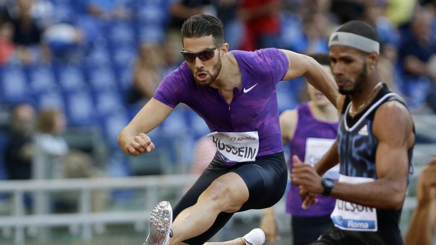 L'atleta svizzero in azione nella quarta tappa della Diamond League