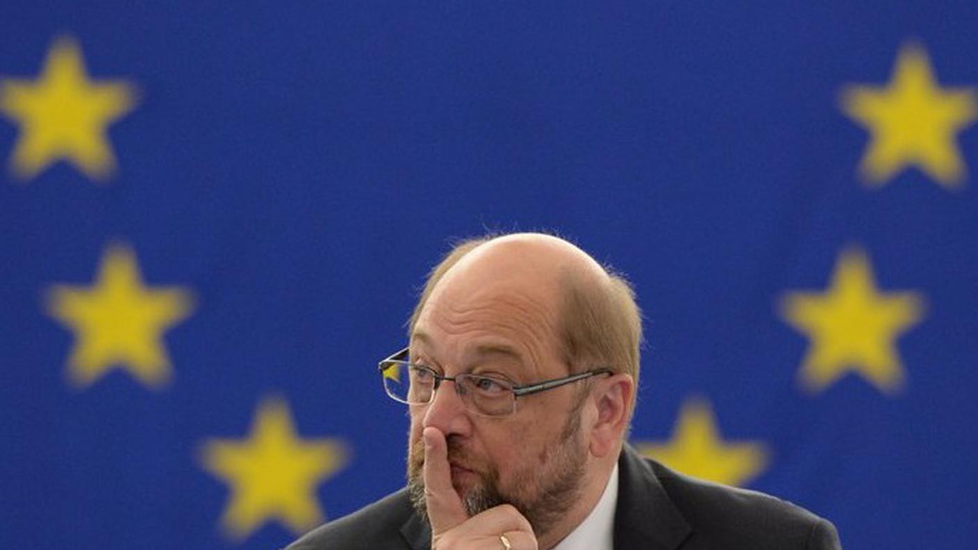 Il presidente del Parlamento europeo Martin Schulz