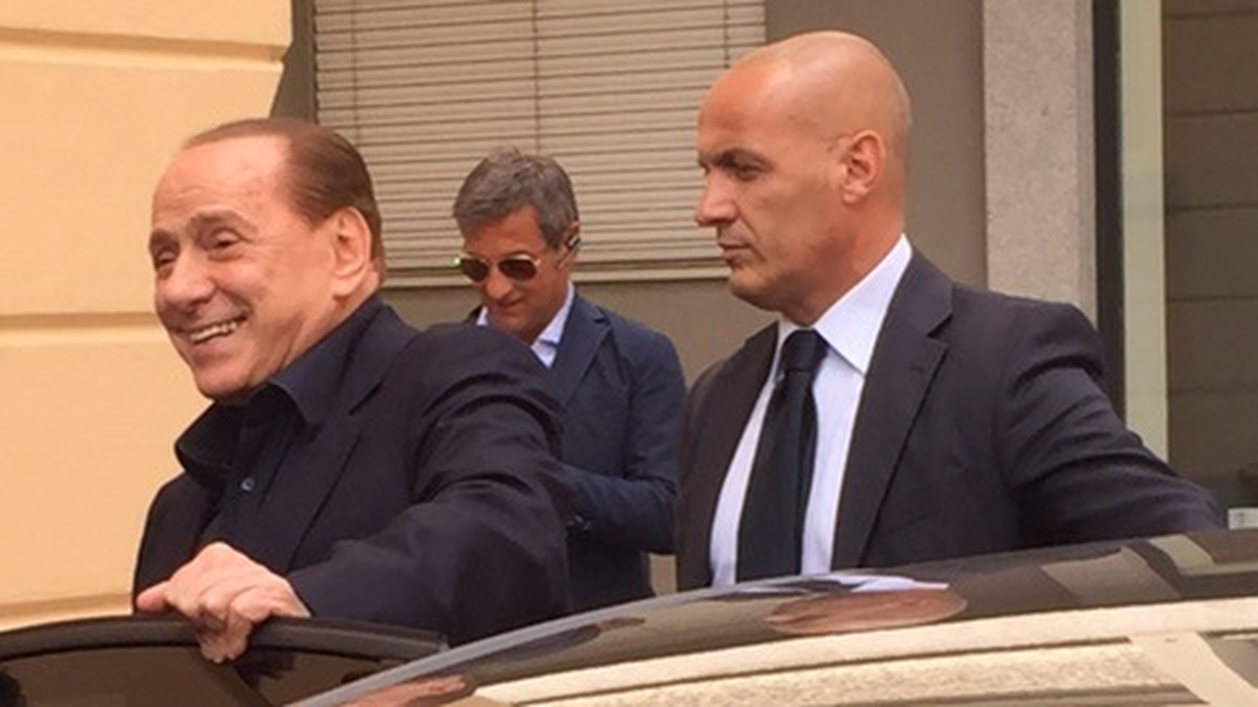 Il presidente rossonero sulle rive del Ceresio