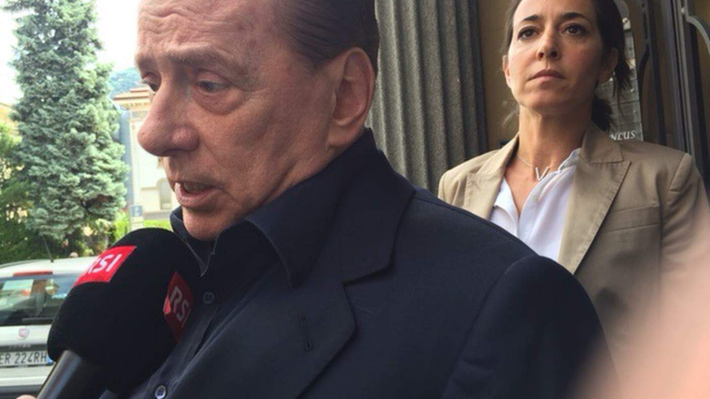 Berlusconi ai microfoni della RSI