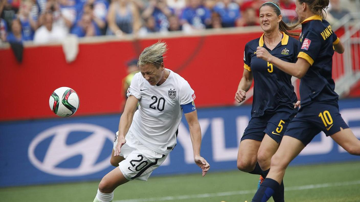 La capitana americana Abby Wambach