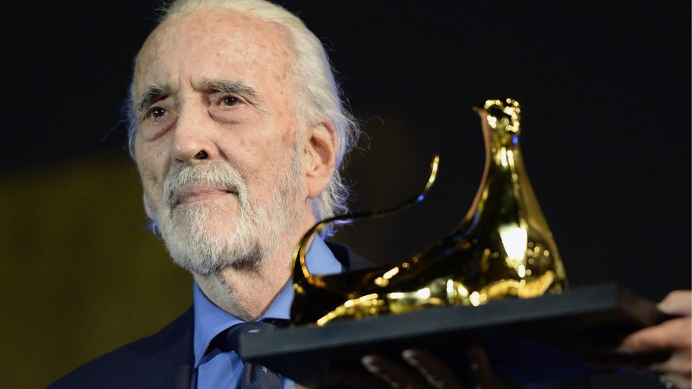 Lee, con il premio alla carriera conferitogli nel 2013 al Festival del film di Locarno