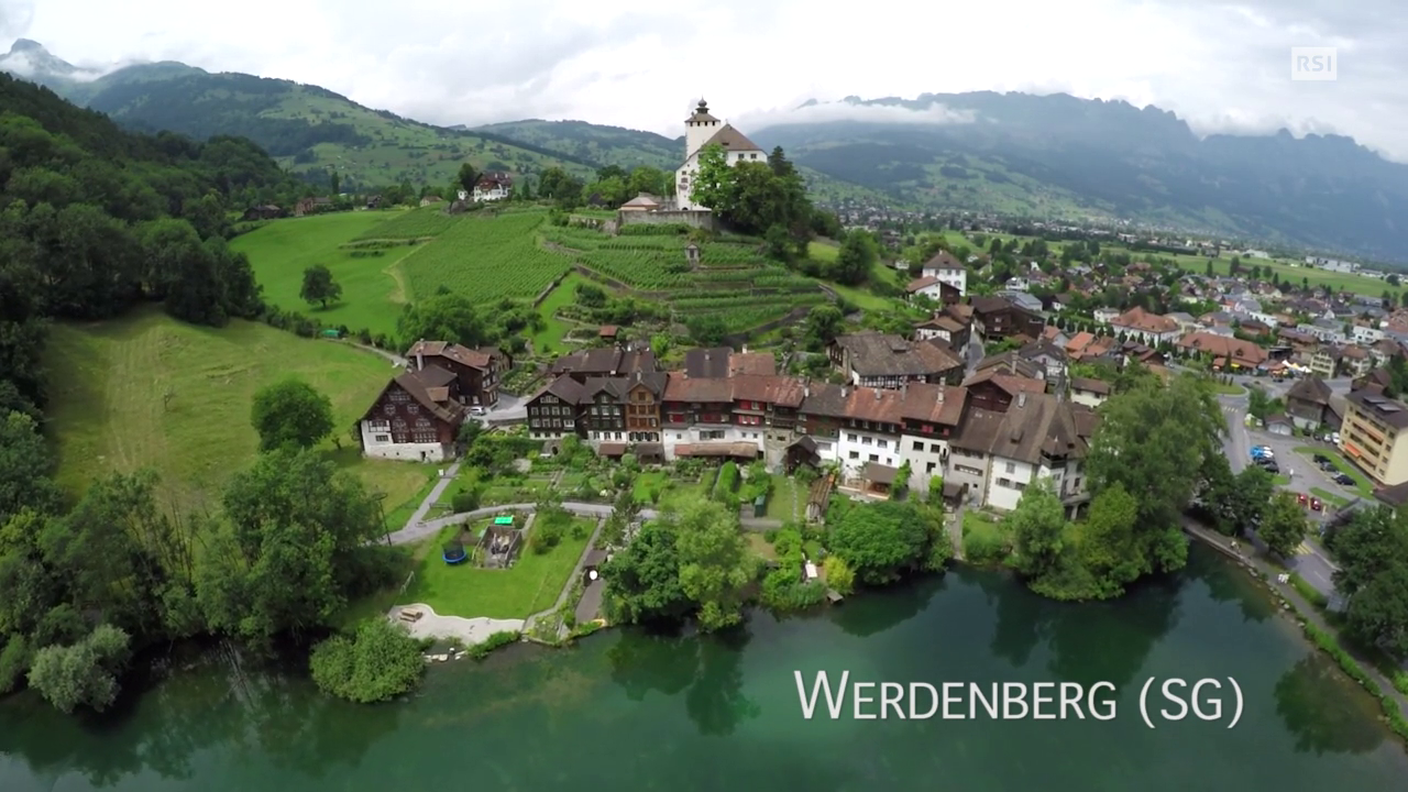Werdenberg: riprese dal drone