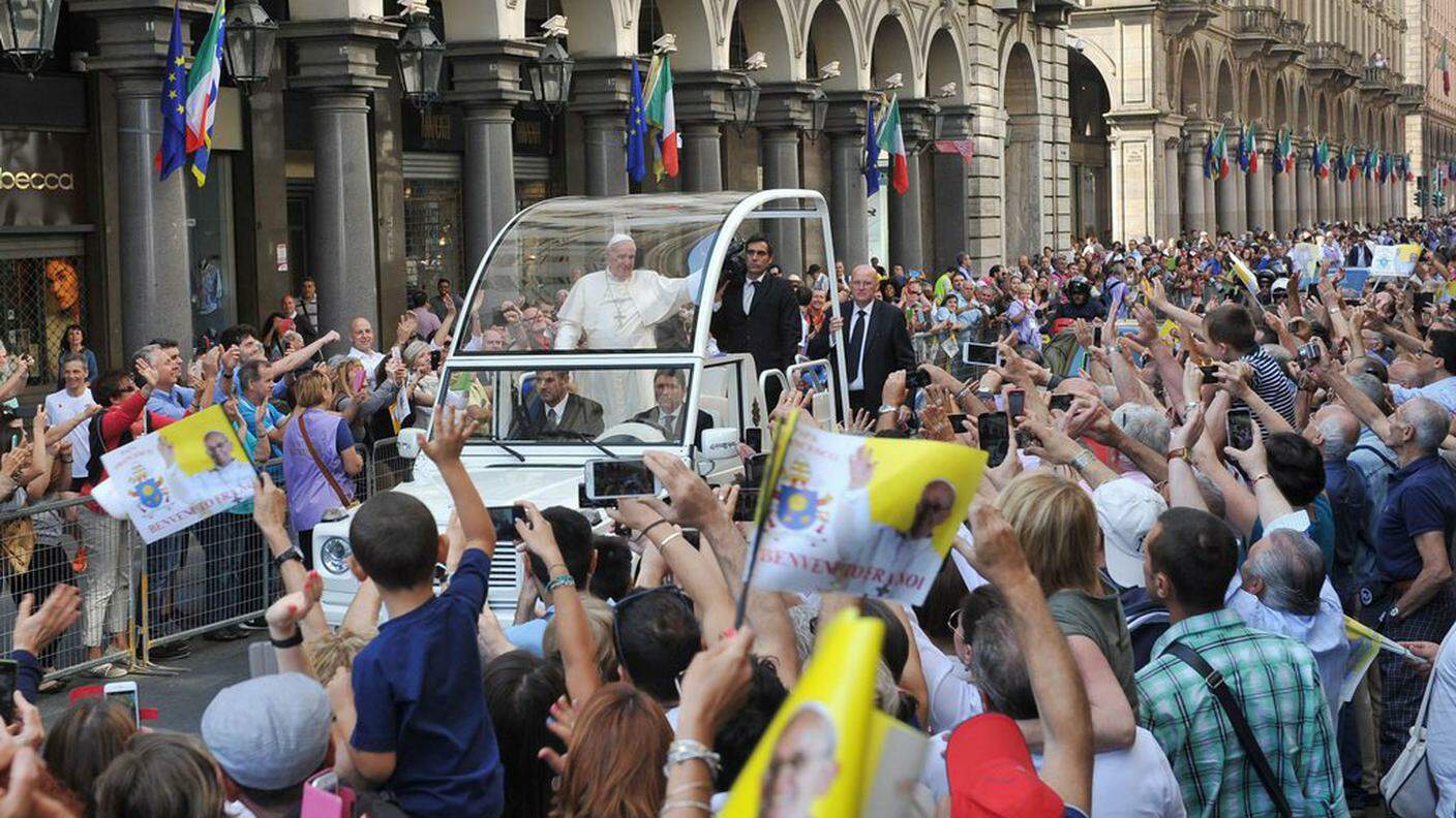 Papa Francesco incontra Torino