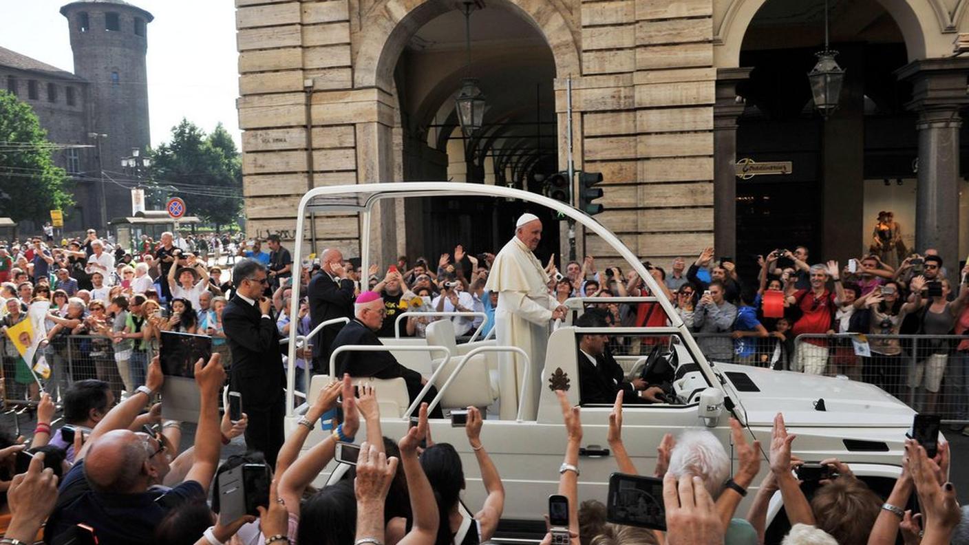 Papa Francesco incontra Torino