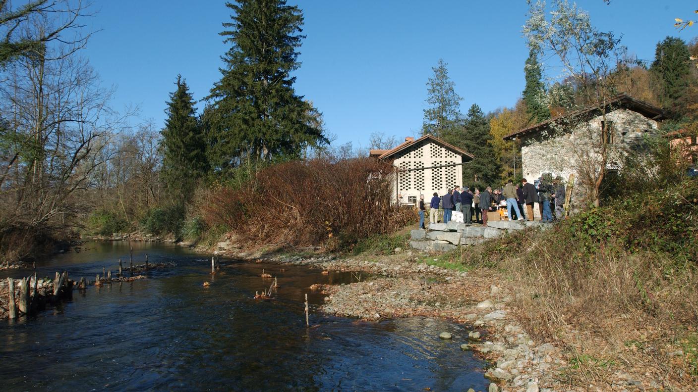 La Tresa, qui ripresa in territorio di Croglio