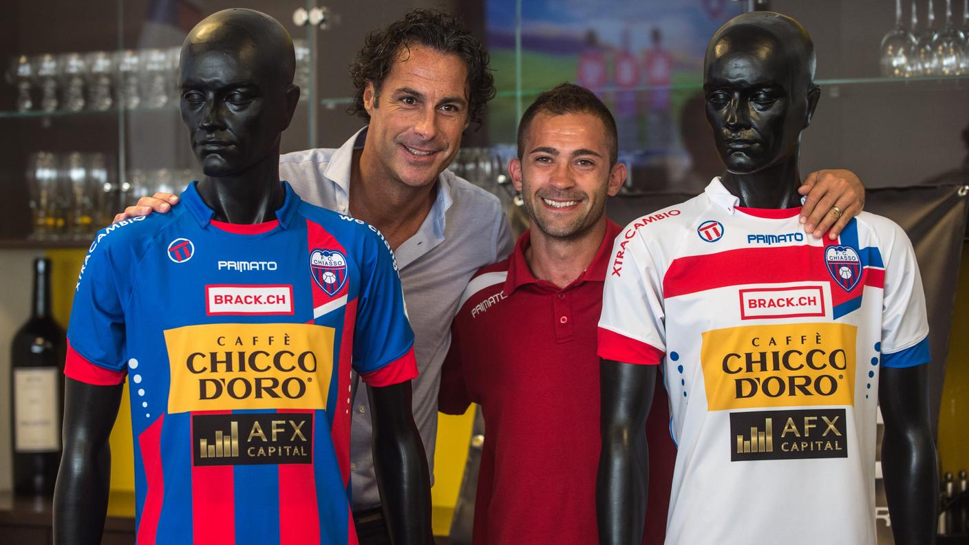 Galante e "Rega" con le nuove maglie