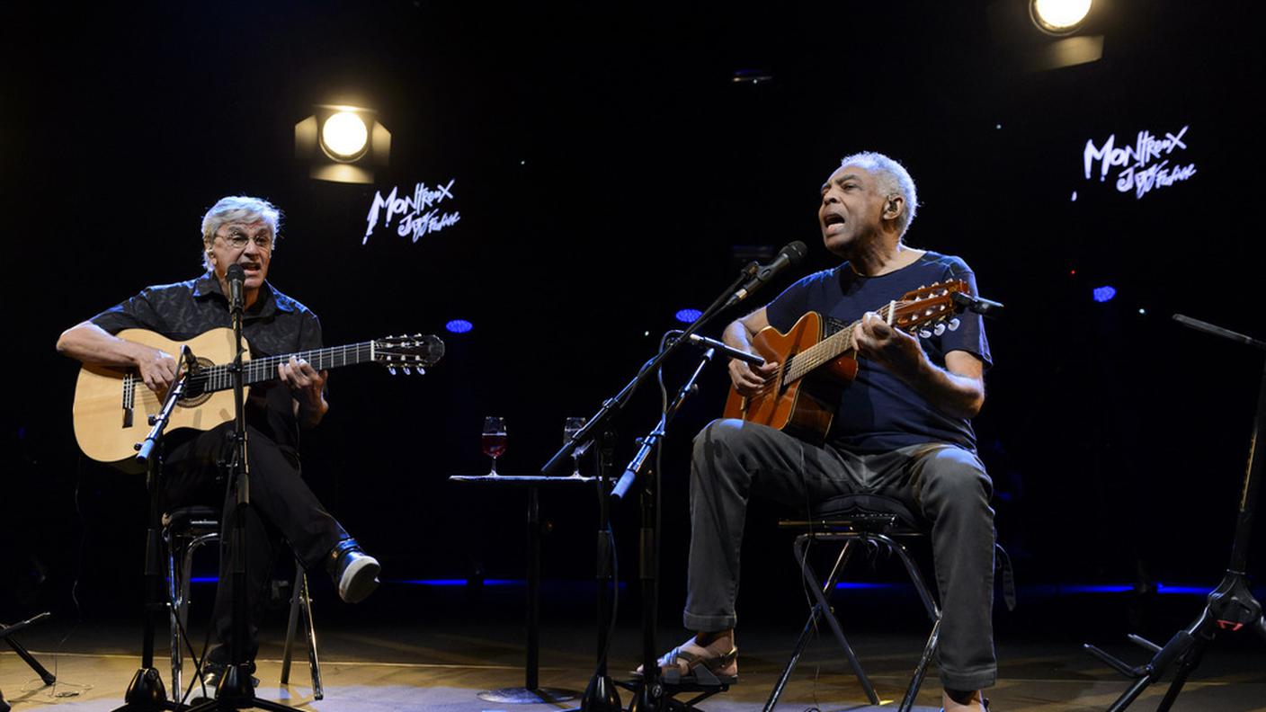 I chitarristi Caetano Veloso e Gilberto Gil 