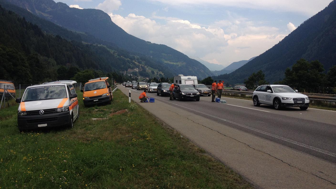 Sono intervenute squadre del Mendrisiotto e della Regione Tre Valli