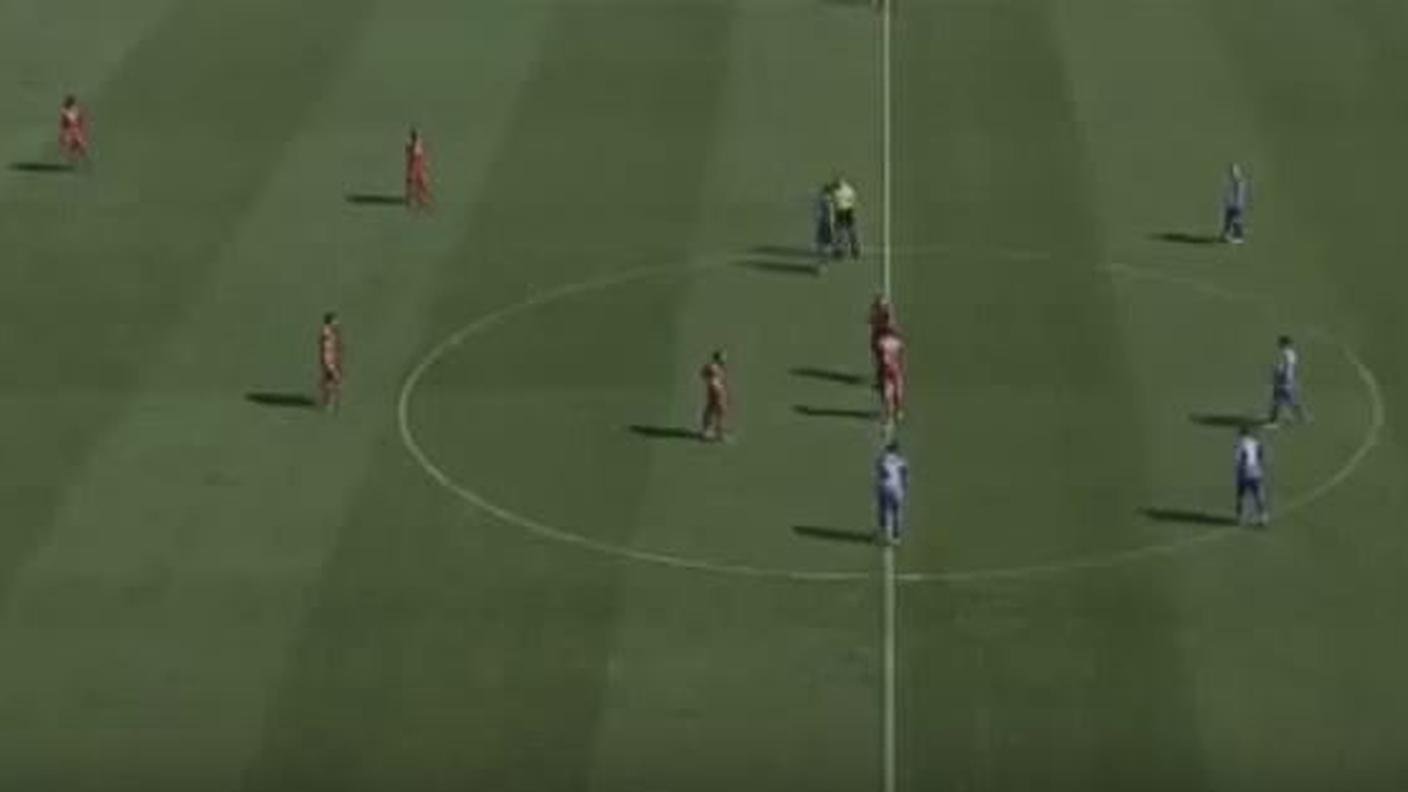 Rete incassata quasi direttamente dal calcio d'avvio