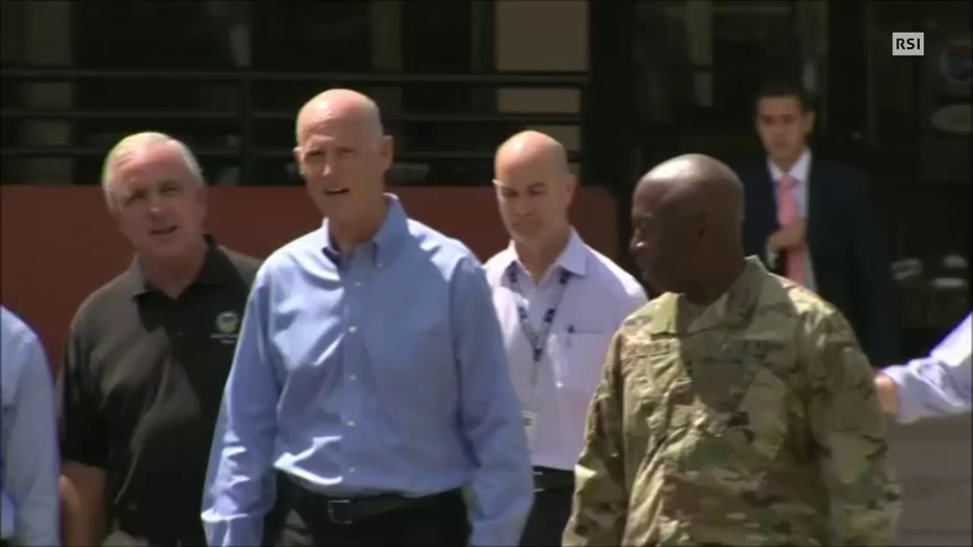 Il governatore della Florida, Rick Scott, rassicura: “Ci stiamo preparando all’arrivo della tempesta” - audio in inglese (EBU)