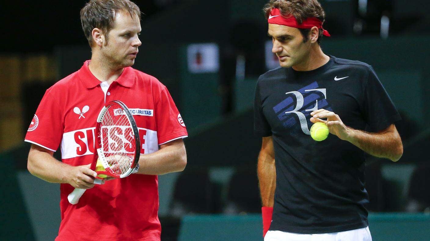 Severin Lüthi e Roger Federer
