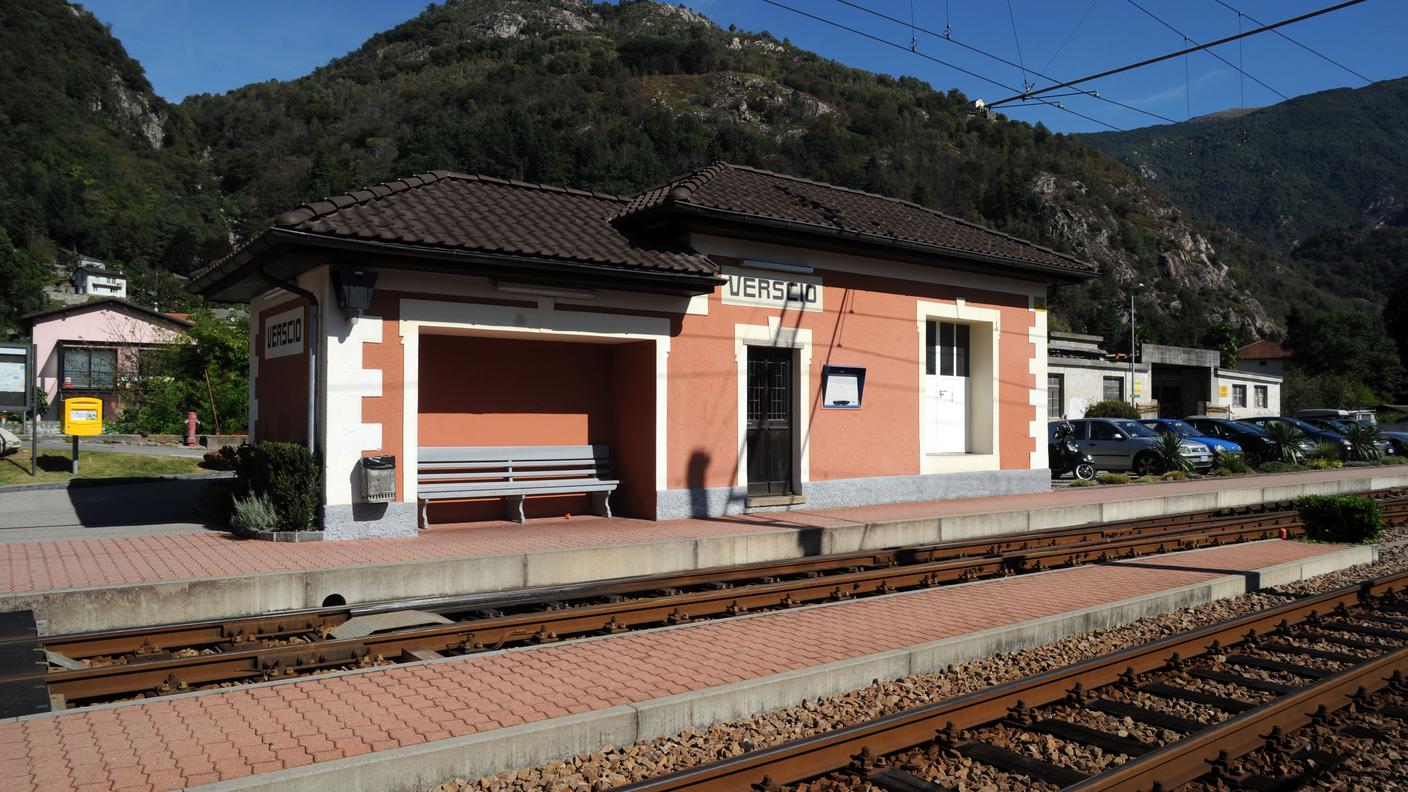 Verscio, stazione di Verscio...