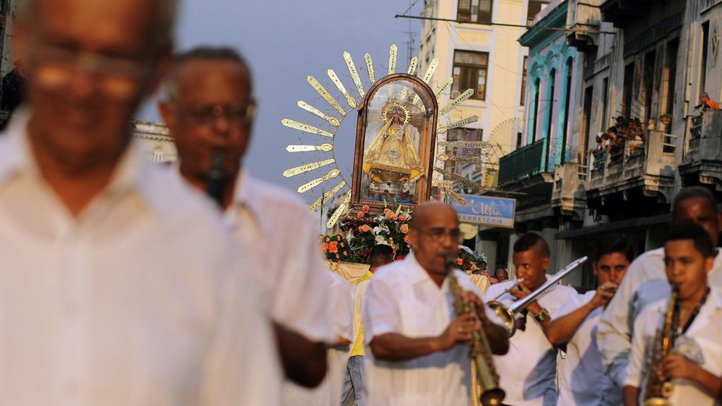 El Cobre, tutti in processione