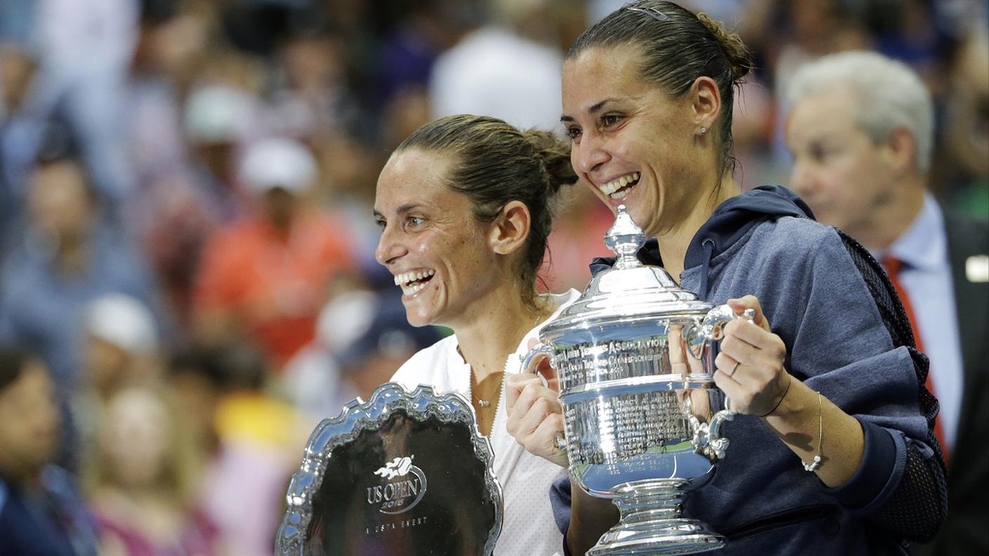 Roberta Vinci e Flavia Pennetta