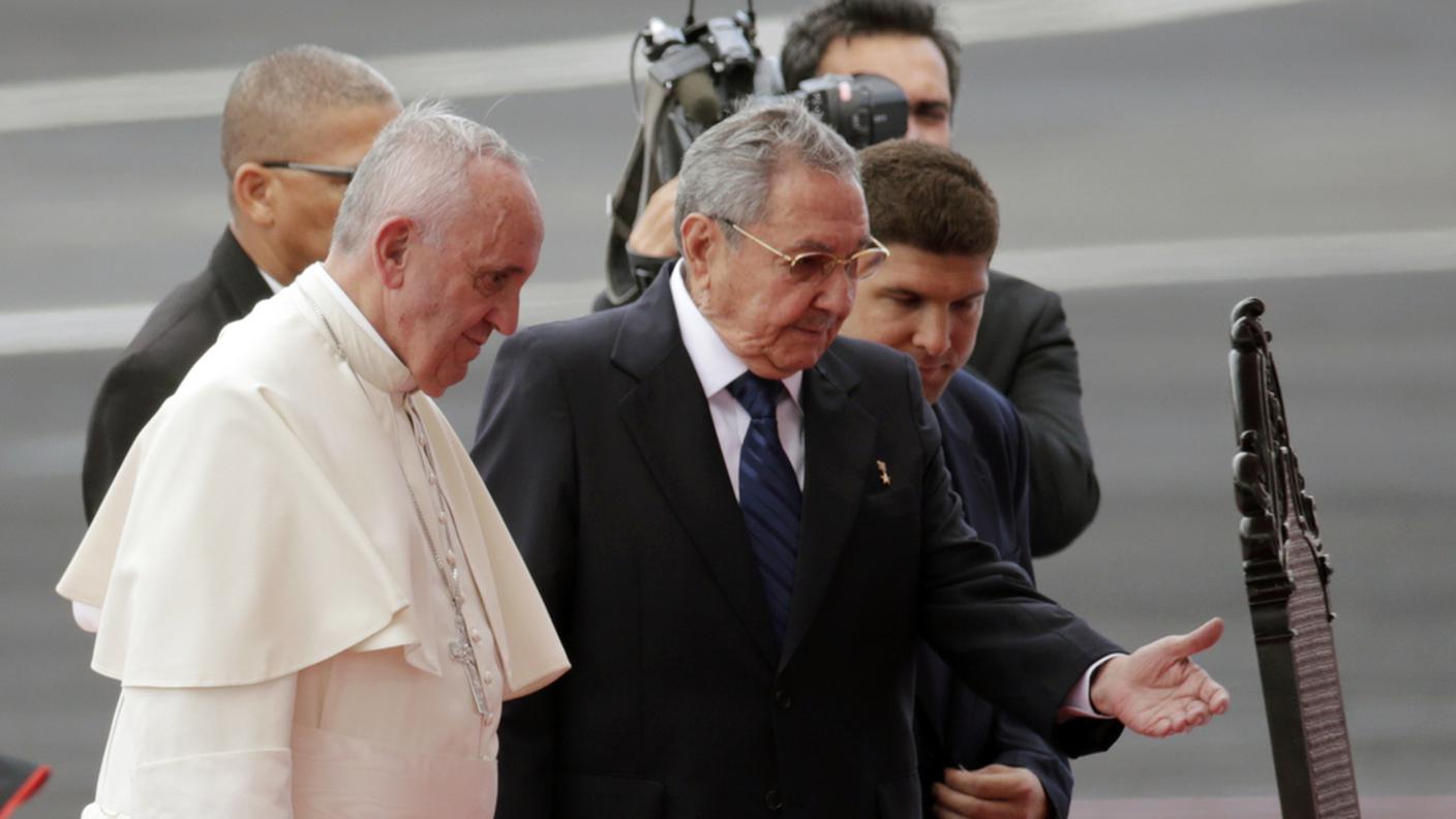 Raul Castro e Papa Francesco