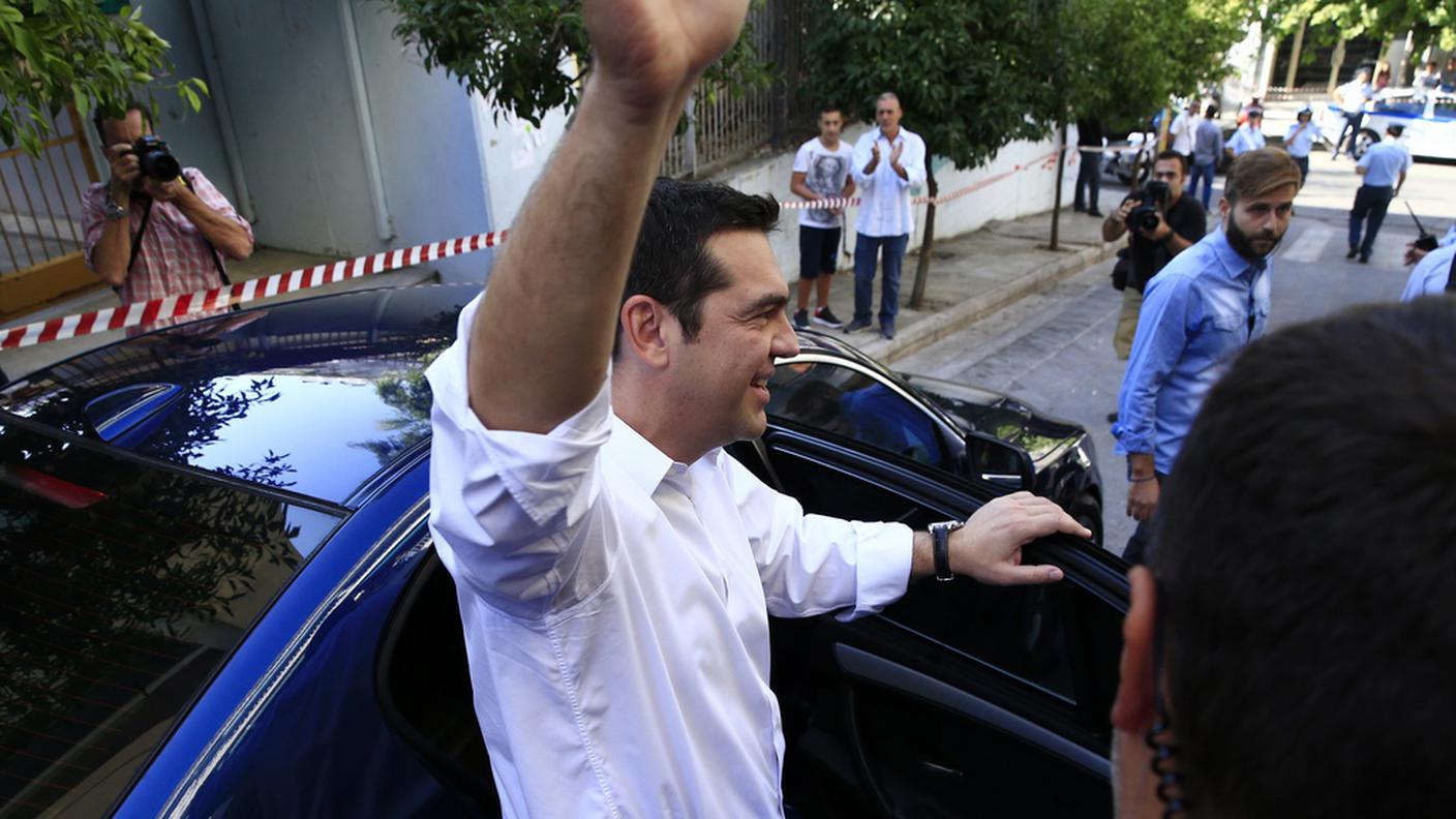 Tsipras dopo il voto, ottimista sull'esito delle urne