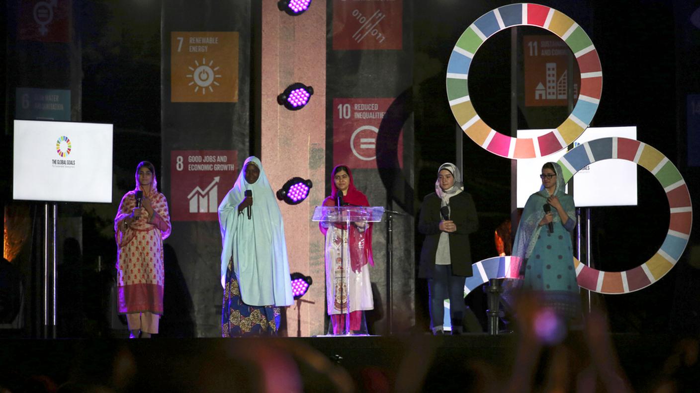 Il premio Nobel per la pace Malala Yousafzai