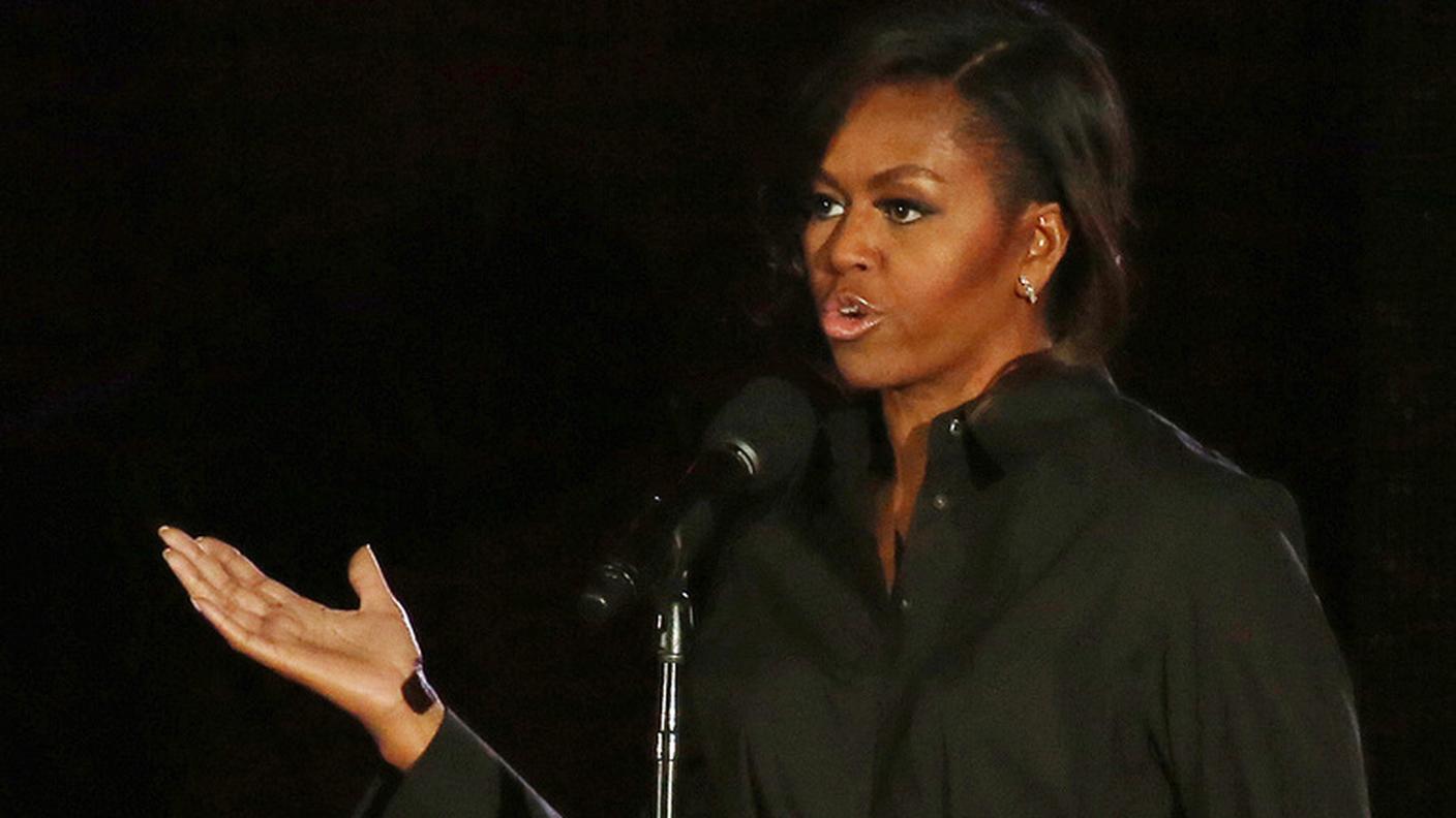 L'intervento di Michelle Obama
