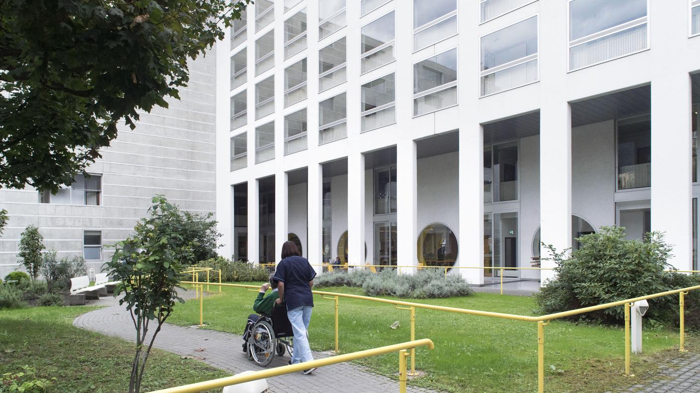 Casa Giardino a Chiasso, dove già trovano applicazione le cure palliative in geriatria
