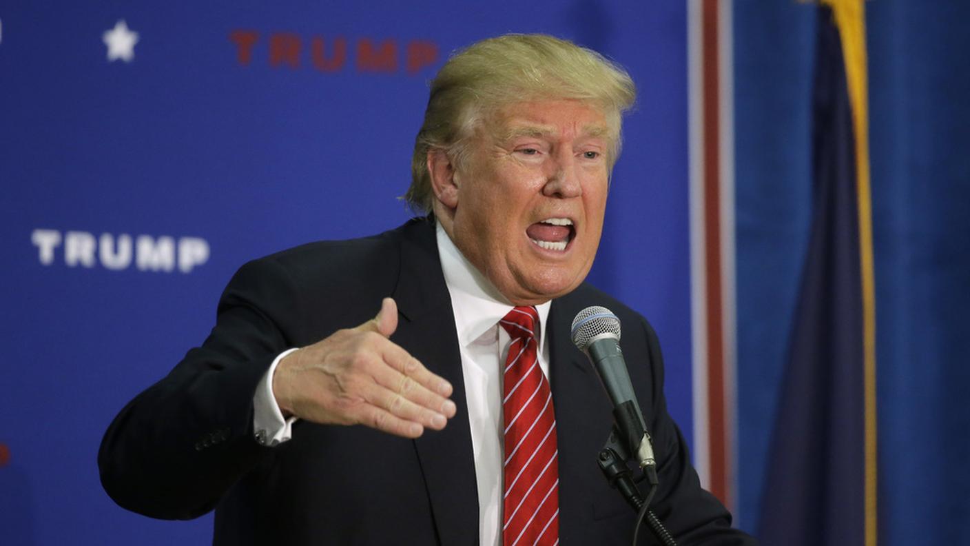 Donald Trump, mercoledì durante un comizio
