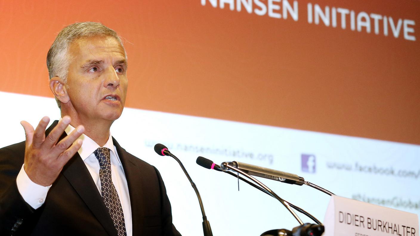 Burkhalter, durante il suo discorso in apertura della Conferenza