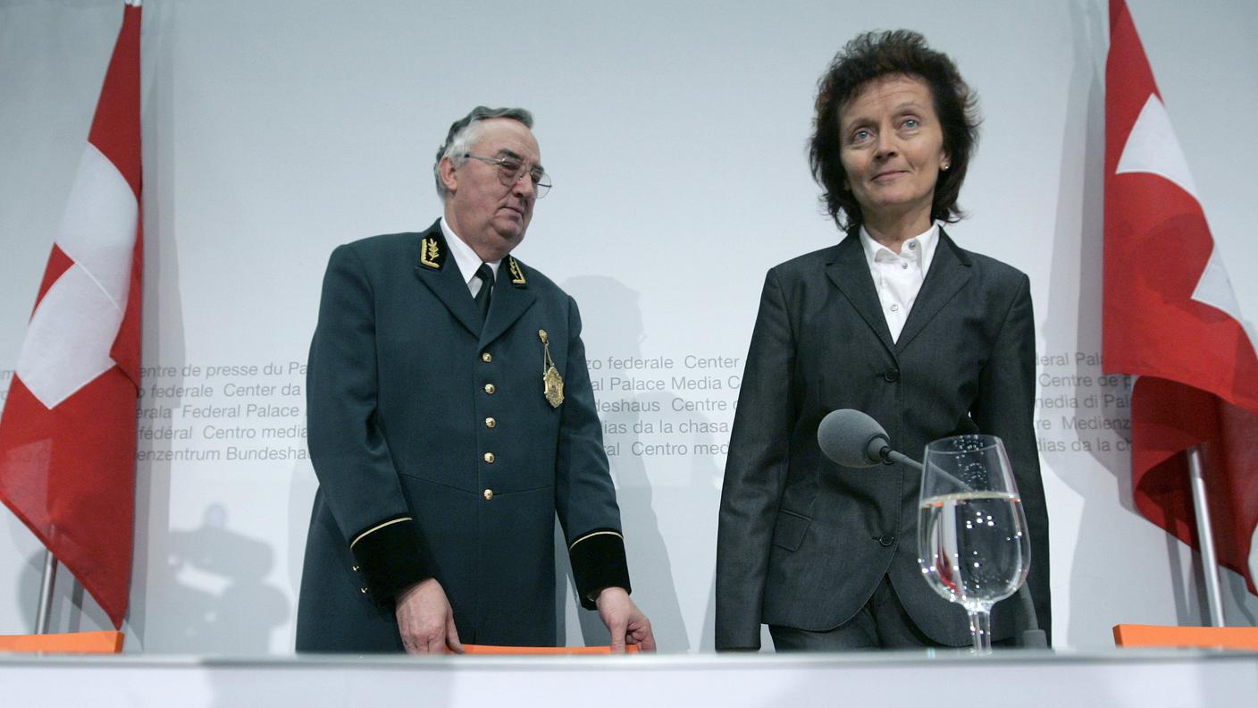 La prima conferenza stampa dopo l'ingresso in Consiglio federale