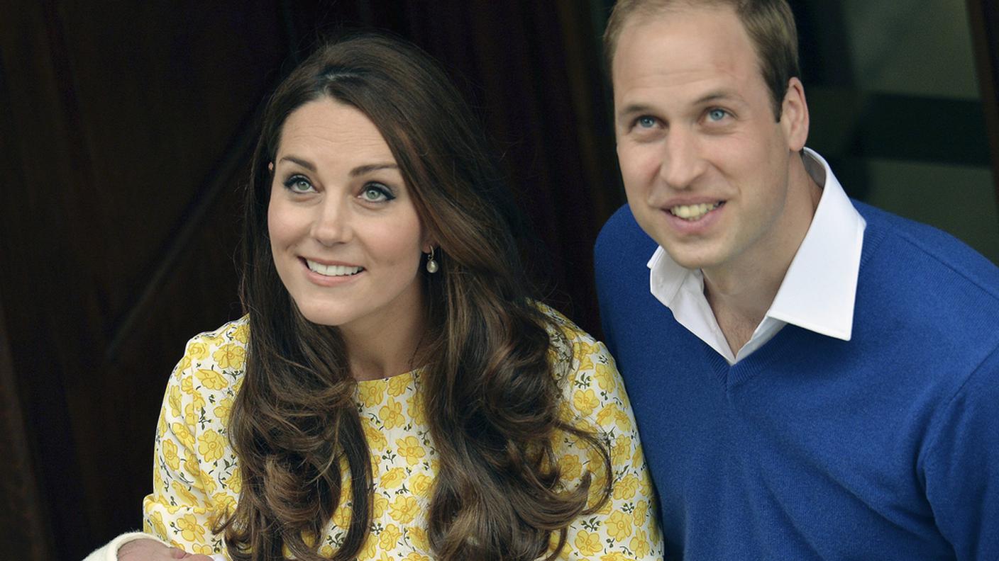 Kate e il marito, il principe William (immagine d'archivio)