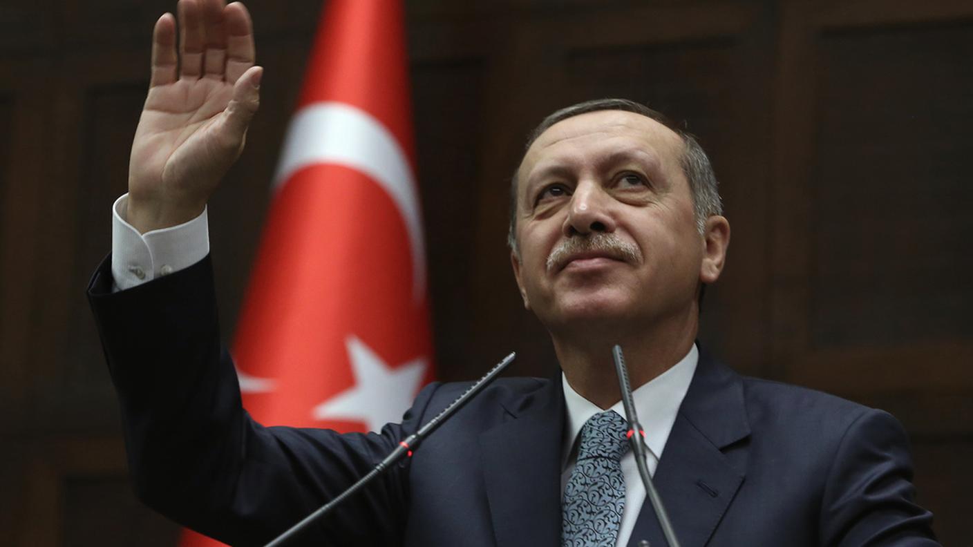 Il presidente turco Erdogan (immagine d'archivio)