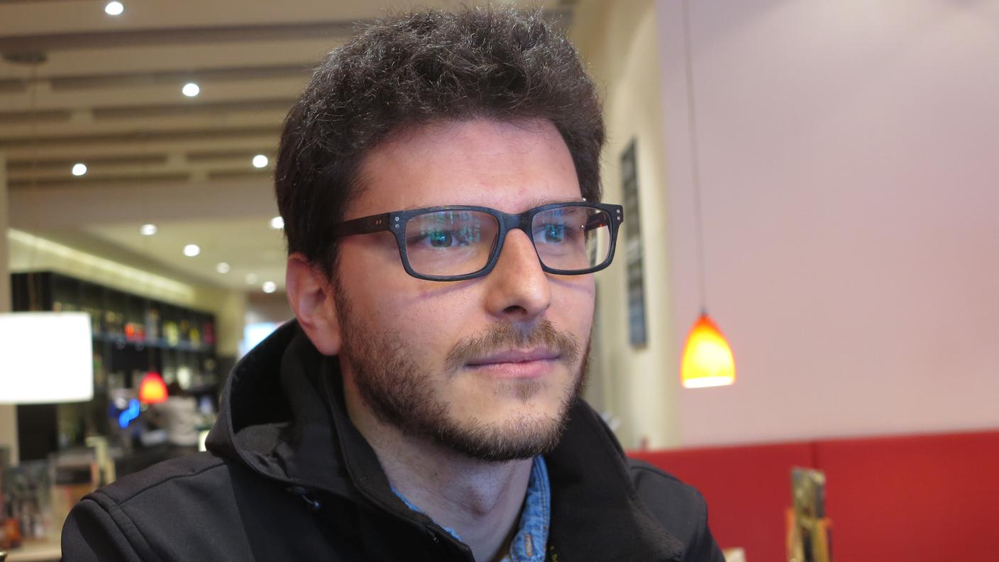 Mirko Vitali in un'immagine che gli abbiamo scattato durante l'intervista