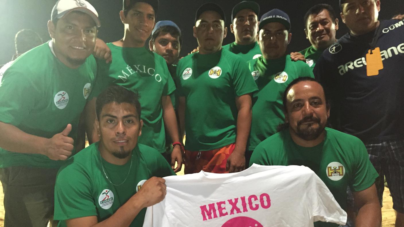 La squadra messicana di pelota mixtera (pelota basca)