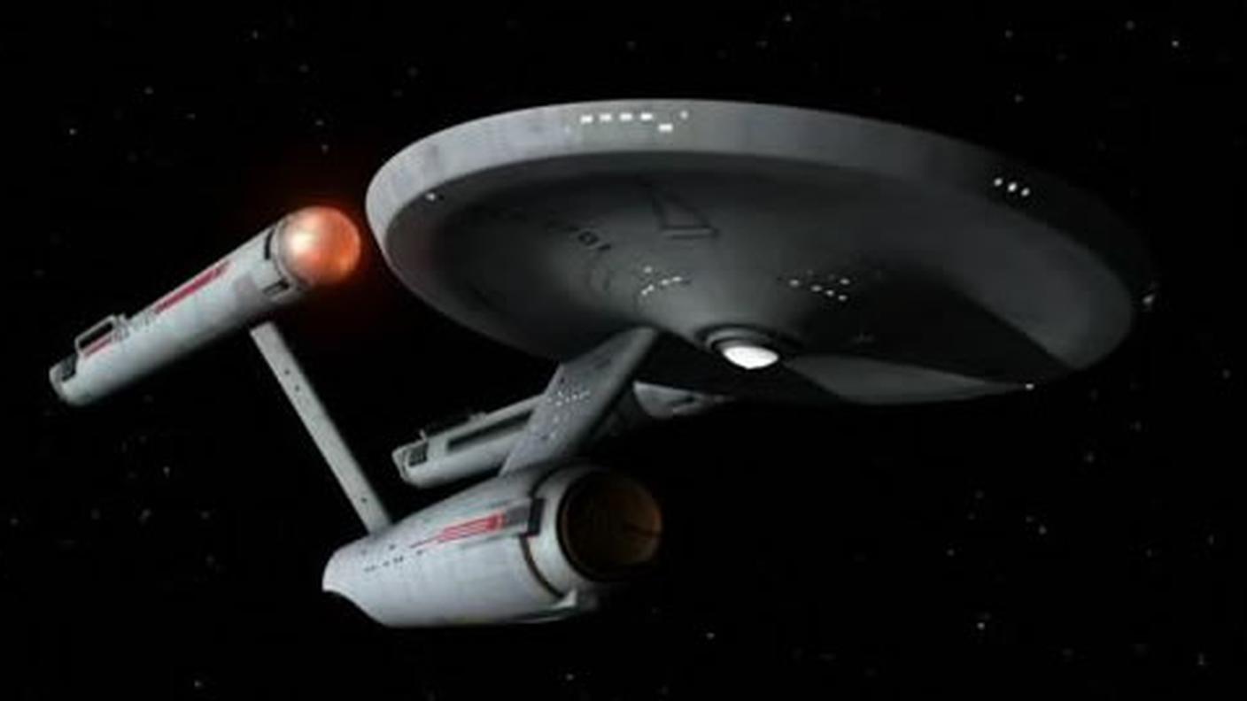 La nave spaziale USS Enterprise NCC-1701, probabilmente la più famosa astronave immaginaria della storia