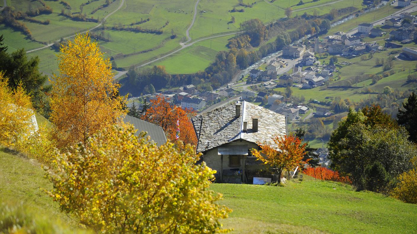 Un rustico in Val Poschiavo. Anche Brusio è entrato nella lista