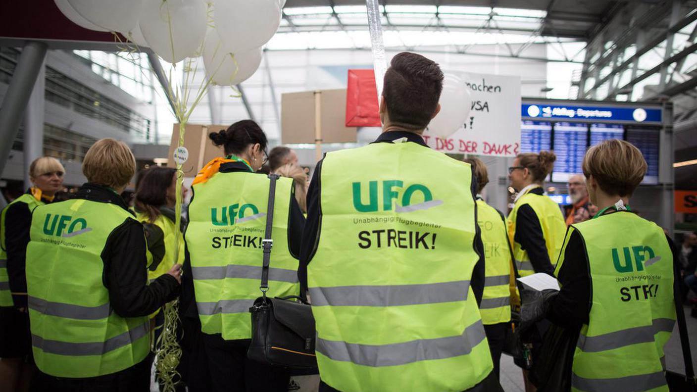 Personale in agitazione allo scalo di Düsseldorf